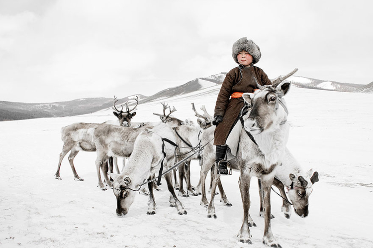 Plemię Tsaatan, Mongolia; fot. Jimmy Nelson